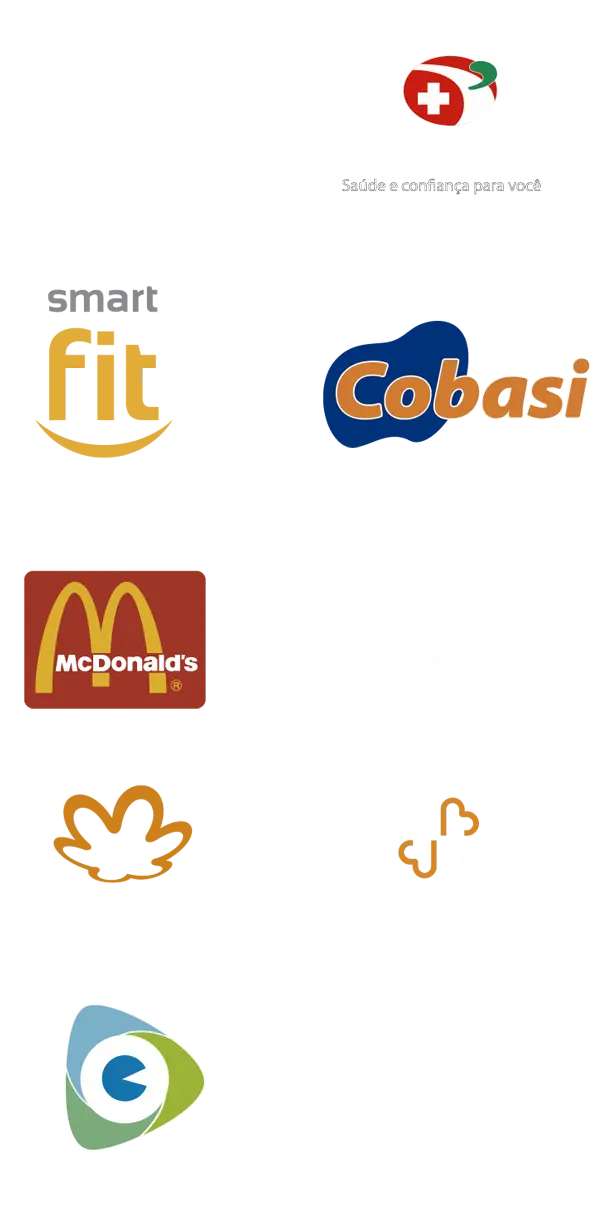 Comércios ao lado do City Club Capelinha: Poupaki, McDonald's, Cobasi, Smart Fit, O Boticário, Natura, Cacaushow e D'Avó Farma