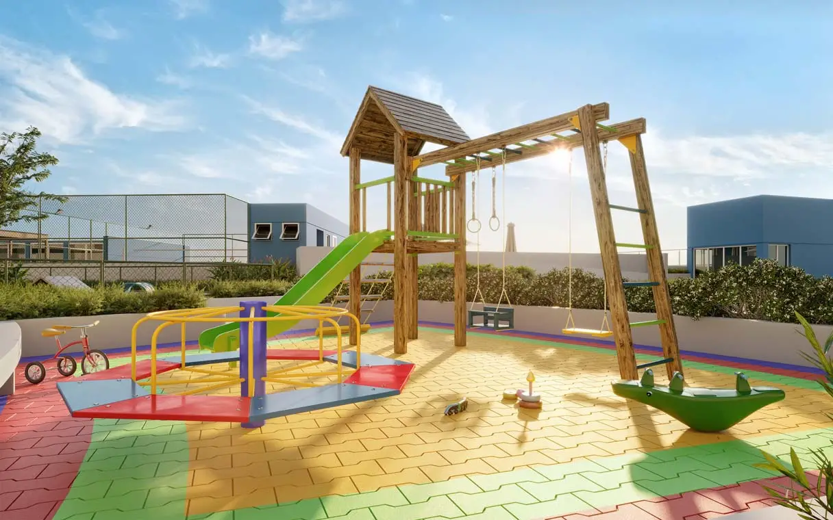 Playground Enjoy Home Club - Perspectiva ilustrada