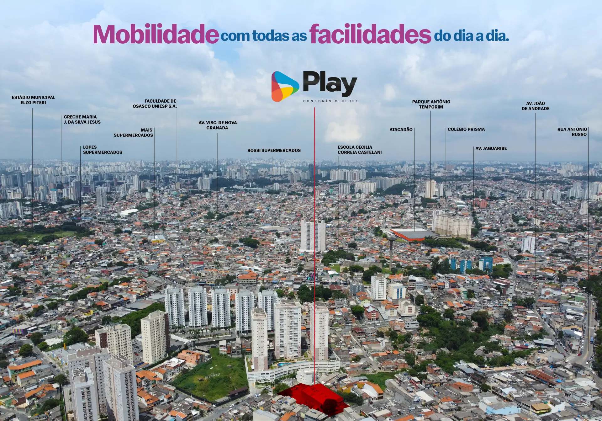 Play Osasco - Pontos de referência